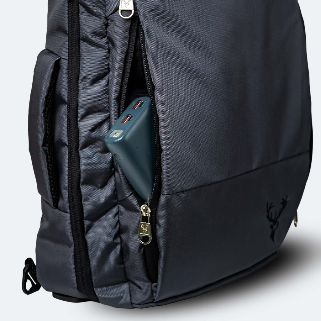 MORRAL EJECUTIVO CONVERTIBLE GRIS PLATA