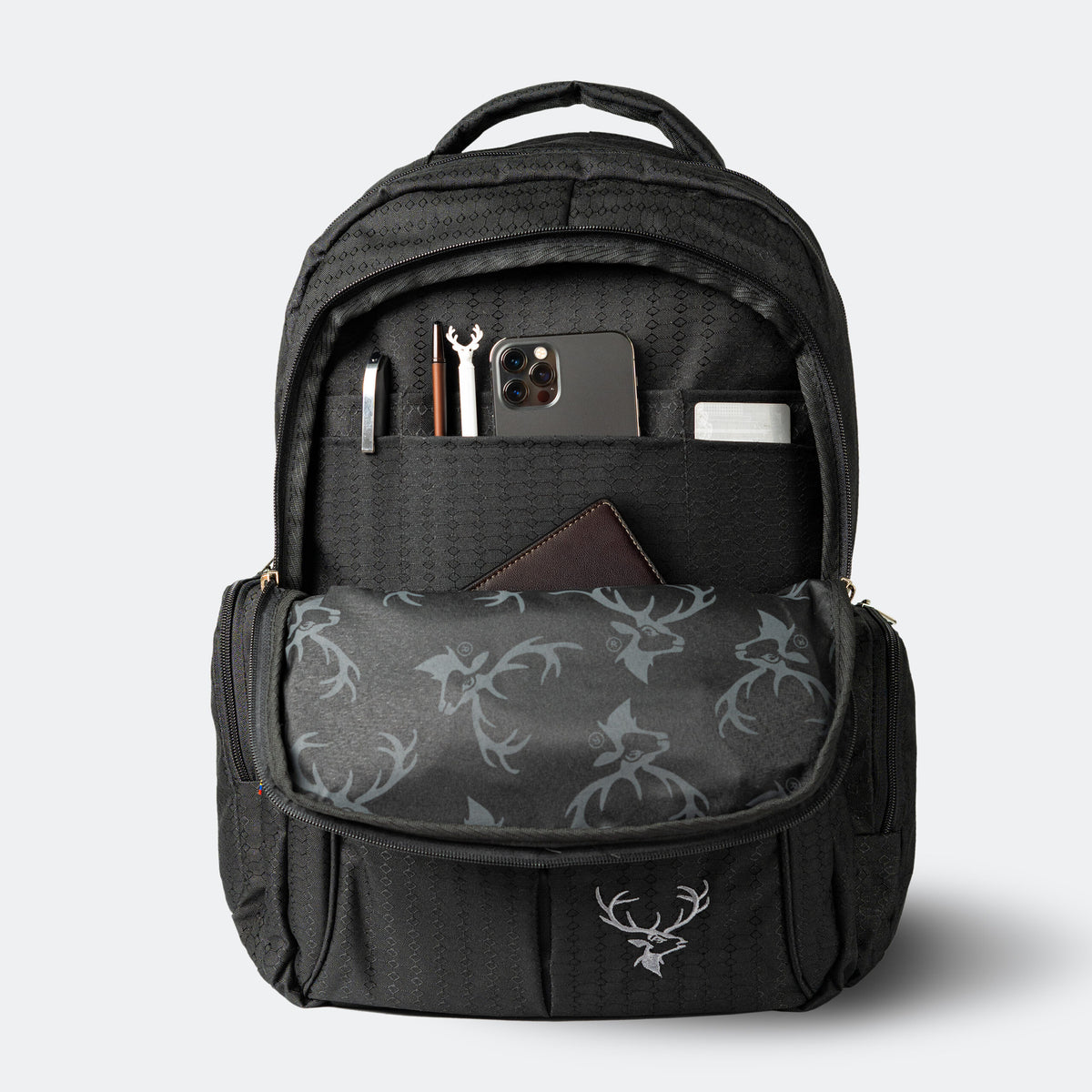 MORRAL EJECUTIVO LONA INDUSTRIAL ANTI-ROBO NEGRO